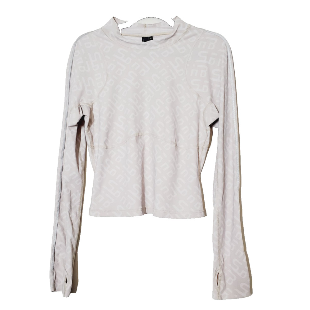 Sweaty Betty‎ x Halle Berry Womens XL Long Sleeve Top Athleisure Fitness Active
